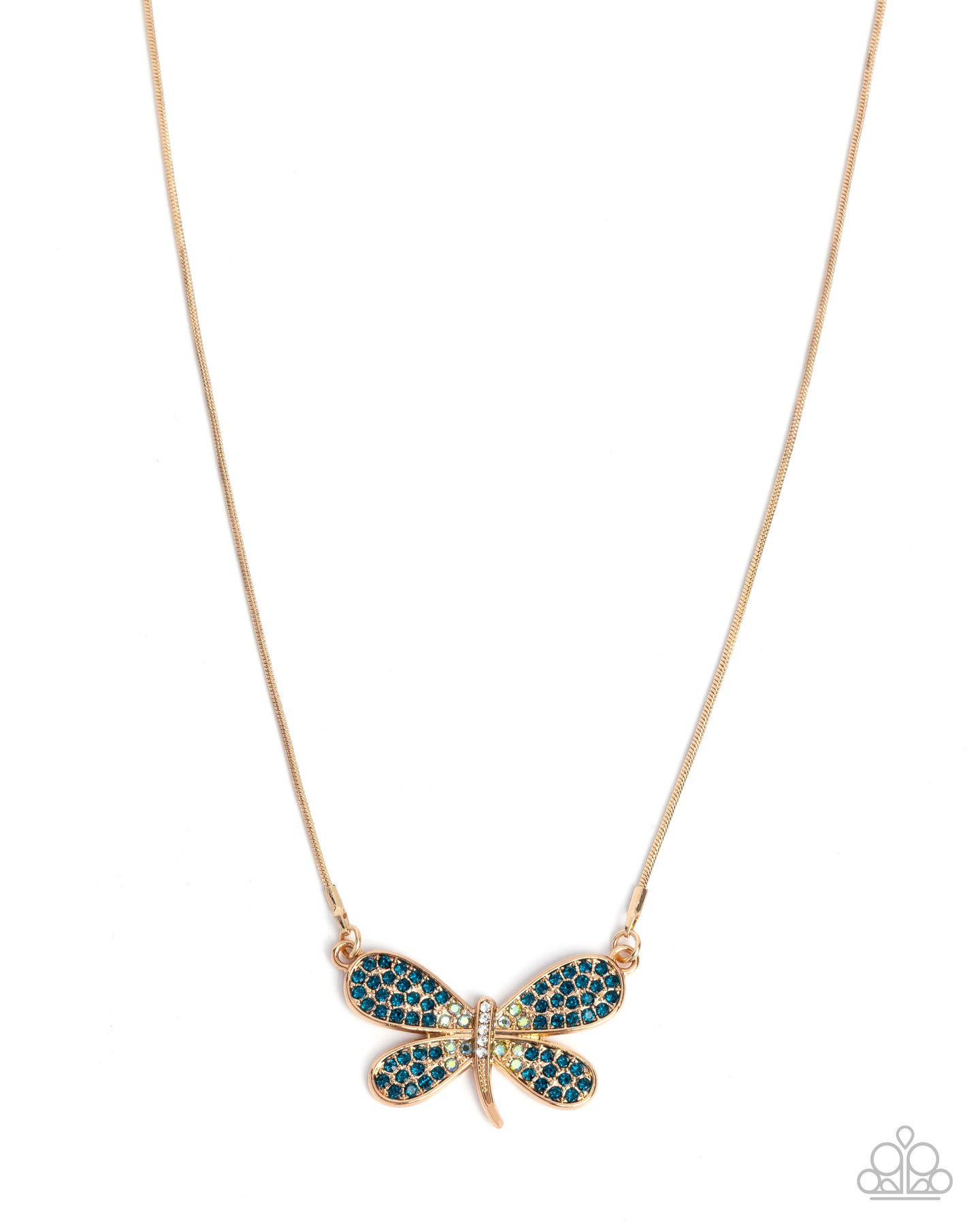 paparazzi-accessories-dragonfly-direction-gold-necklace