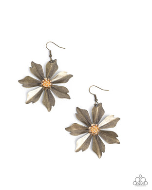 paparazzi-accessories-floral-fascination-brass-earrings
