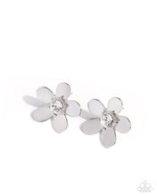 Load image into Gallery viewer, paparazzi-accessories-blooming-boutique-white-post earrings
