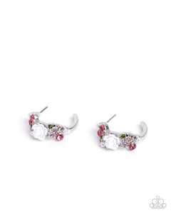 paparazzi-accessories-borderline-bloom-pink-earrings