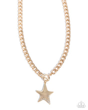 Load image into Gallery viewer, paparazzi-accessories-stellar-spotlight-gold-necklace
