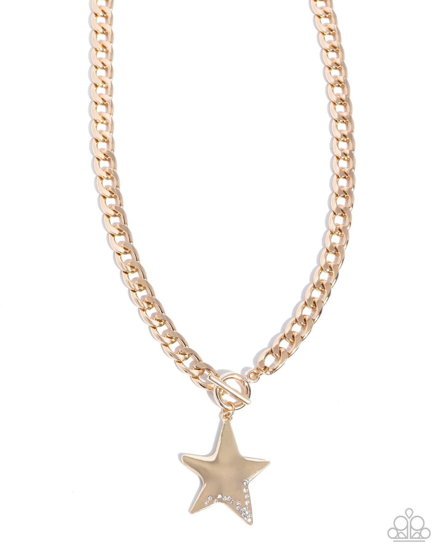 paparazzi-accessories-stellar-spotlight-gold-necklace