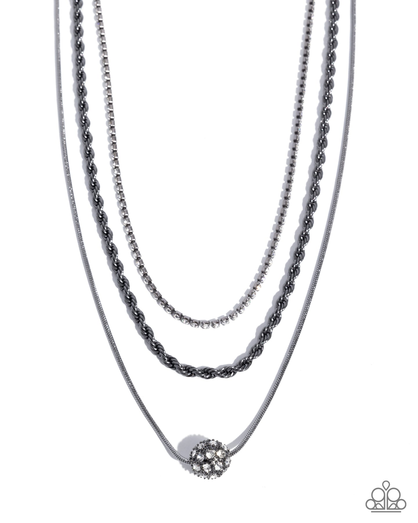 paparazzi-accessories-true-love-tiers-black-necklace
