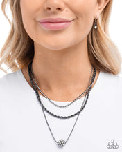 Load image into Gallery viewer, True Love Tiers - Black Necklace - Paparazzi Jewelry

