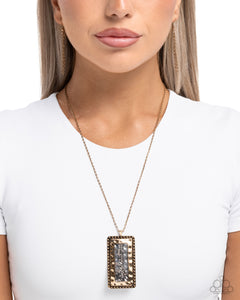 Bountifully Blessed - Gold Necklace - Paparazzi Jewelry