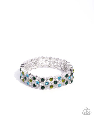 paparazzi-accessories-ladylike-lattice-green-bracelet
