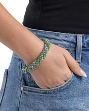 Load image into Gallery viewer, A Dash of Drama - Green Bracelet - Paparazzi Jewelry
