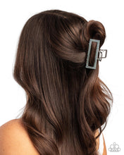 Load image into Gallery viewer, A Glittery Example - Blue Hair Clip - Paparazzi Jewelry
