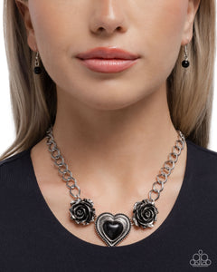 Be My Forever - Black Necklace - Paparazzi Jewelry