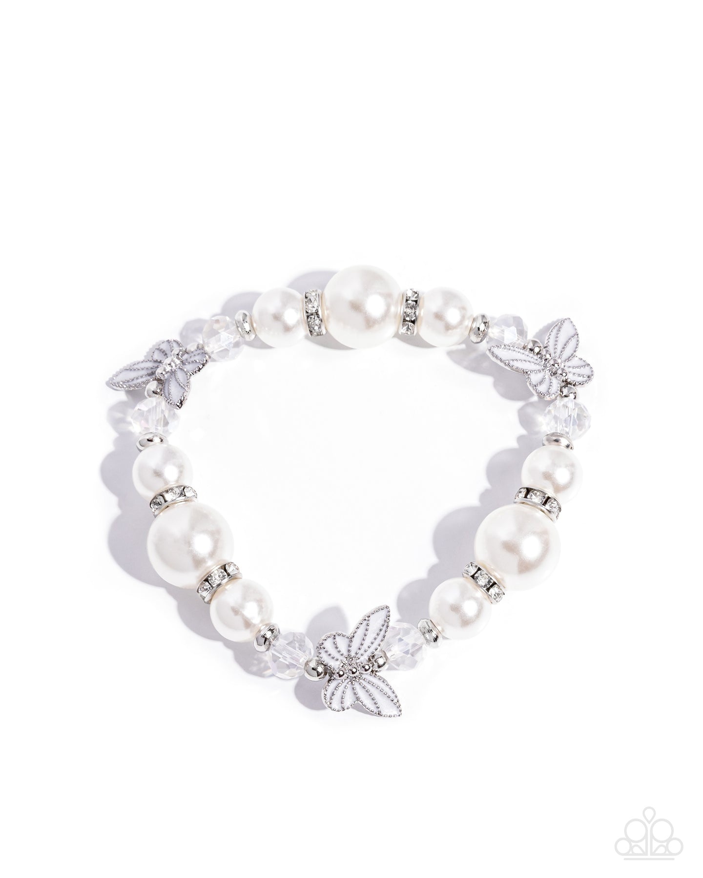 paparazzi-accessories-soaring-sheen-white-bracelet