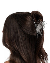 Load image into Gallery viewer, Layered Landing - White Hair Clip - Paparazzi Jewelry
