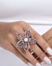 Load image into Gallery viewer, FLORAL Family - Red Ring - Paparazzi Jewelry
