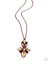 Load image into Gallery viewer, paparazzi-accessories-elite-etiquette-copper-necklace
