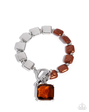 paparazzi-accessories-mismatched-season-brown-bracelet