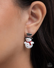 Load image into Gallery viewer, Frosty Flair - Multi Post Earrings - Paparazzi Jewelry
