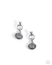 Load image into Gallery viewer, paparazzi-accessories-slow-sway-silver-post earrings
