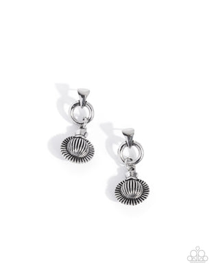 paparazzi-accessories-slow-sway-silver-post earrings