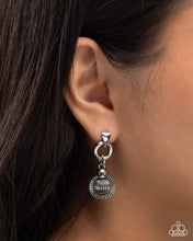 Load image into Gallery viewer, Slow Sway - Silver Post Earrings - Paparazzi Jewelry
