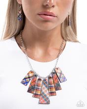 Load image into Gallery viewer, Pleasing Plaid - Red Necklace - Paparazzi Jewelry
