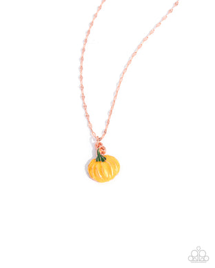 paparazzi-accessories-pumpkin-patch-copper-necklace