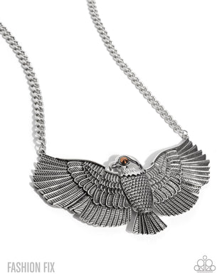 paparazzi-accessories-proud-as-an-eagles-scream-silver-necklace
