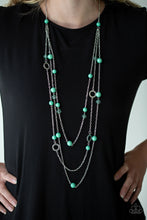 Load image into Gallery viewer, Brilliant Bliss - Green Necklace - Paparazzi Jewelry
