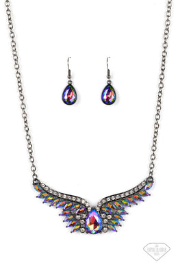 paparazzi-accessories-smoldering-shimmer-multi-necklace