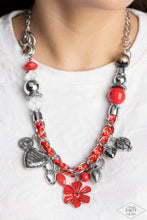 Load image into Gallery viewer, Charmed, I Am Sure - Red Necklace - Paparazzi Jewelry
