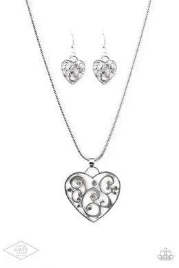 paparazzi-accessories-filigree-your-heart-with-love-silver-necklace