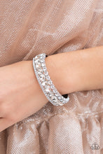 Load image into Gallery viewer, Mega Megawatt - White Bracelet - Paparazzi Jewelry
