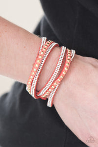I BOLD You So! - Orange Bracelet - Paparazzi Jewelry