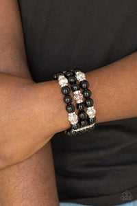 Undeniably Dapper - Black Bracelet - Paparazzi Jewelry