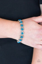 Load image into Gallery viewer, Globetrotter Goals - Blue Bracelet - Paprazzi Jewelry
