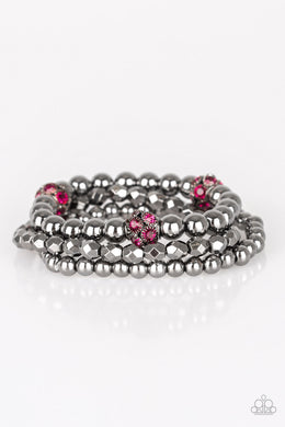 paparazzi-accessories-noticeably-noir-pink-bracelet