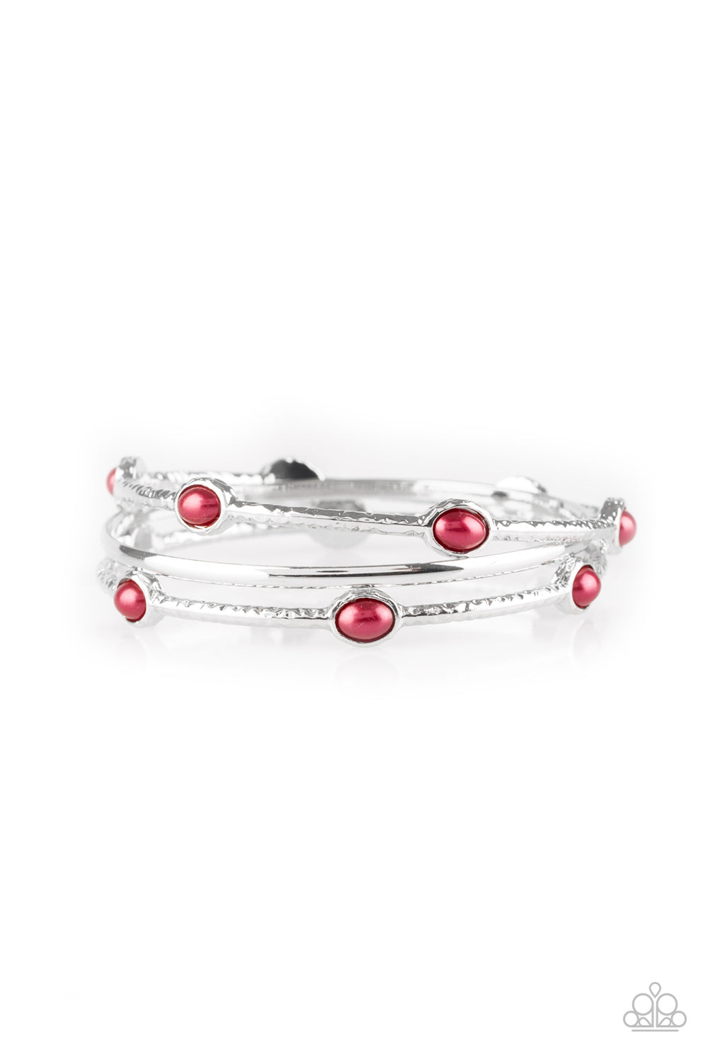 paparazzi-accessories-bangle-belle-red