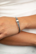 Load image into Gallery viewer, Make Your Own Path - White Bracelet - Paprazzi Jewelry
