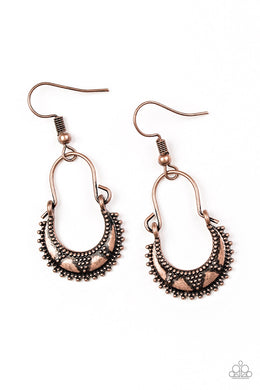 paparazzi-accessories-industrially-indigenous-copper-earrings