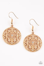 Load image into Gallery viewer, paparazzi-accessories-rochester-royale-gold-earrings
