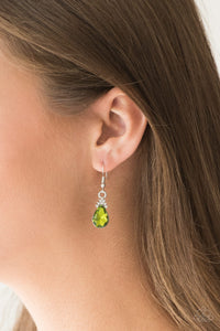 5th Avenue Fireworks - Green Earrings - Paparazzi Jewelry