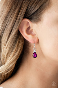 5th Avenue Fireworks - Pink Earrings - Paprazzi Jewelry