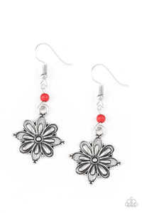 paparazzi-accessories-cactus-blossom-red