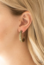 Load image into Gallery viewer, 5th Avenue Fashionista - Brass Earrings - Paparazzi Jewelry
