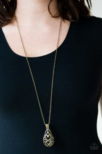 Load image into Gallery viewer, Magic Potions - Brass Necklace - Paparazzi Jewelry
