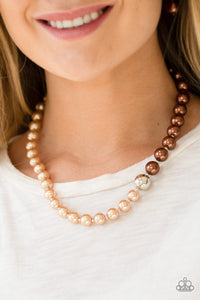 5th Avenue A-Lister - Brown Necklace - Paprazzi Jewelry