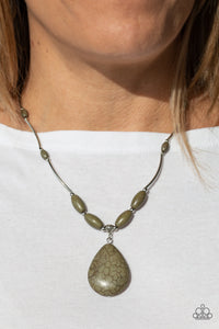 Explore The Elements - Green Necklace - Paparazzi Jewelry