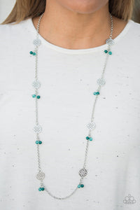 Color Boost - Green Necklace - Paparazzi Jewelry