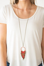 Load image into Gallery viewer, Badlands Beauty - Red Necklace - Paparazzi Jewelry
