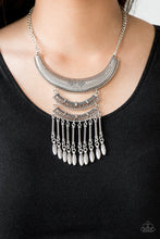 Load image into Gallery viewer, Eastern Empress - Silver Necklace - Paparazzi Jewelry
