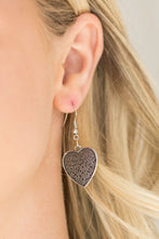 Load image into Gallery viewer, Look Into Your Heart - Silver Necklace - Paprazzi Jewelry
