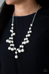 Soon To Be Mrs. - White Necklace - Paparazzi Jewelry